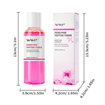 [Cross-border Hot Selling] WWP Pink Peptide Toner PDRN Moisturizing and Hydrating Facial Essence Toner FDA