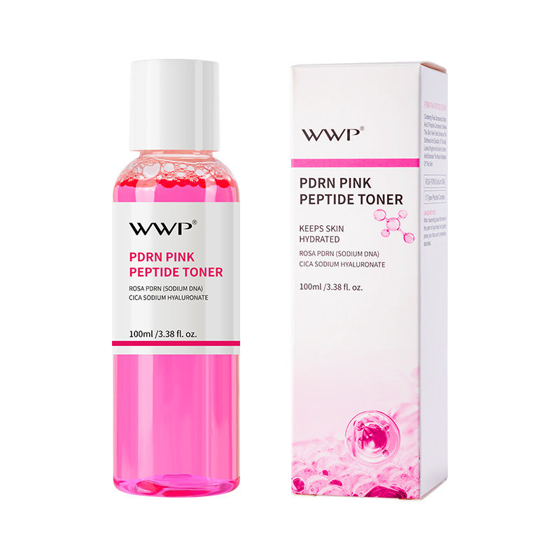 [Cross-border Hot Selling] WWP Pink Peptide Toner PDRN Moisturizing and Hydrating Facial Essence Toner FDA