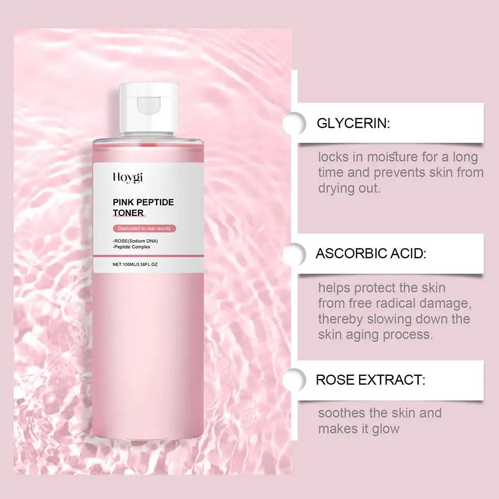 Rose Toner Moisturizing Nourishing Improve Dryness Oil Control Whitening Serum Refresh Elastic Shrink Pores Korean Skin Care