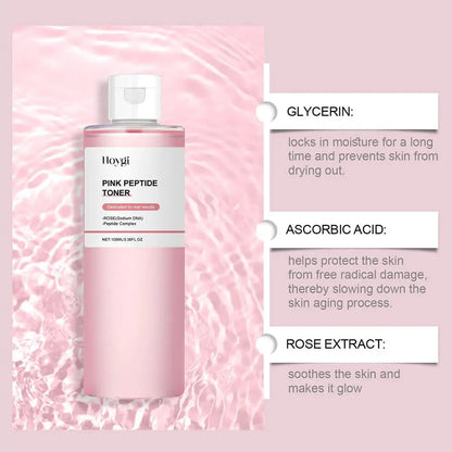 Rose Toner Moisturizing Nourishing Improve Dryness Oil Control Whitening Serum Refresh Elastic Shrink Pores Korean Skin Care